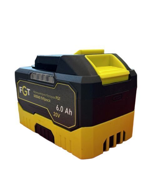 Акумуляторна батарея FGT LB2060 EVEpack (20 В / 6.0 A/h, високострумова, з індикатором) LB2060ЕР фото