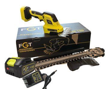 Акумуляторні ножиці-кущоріз FGT FGHS180 (3.0 Ah х1, зарядний пристрій) FGHS180/3 фото